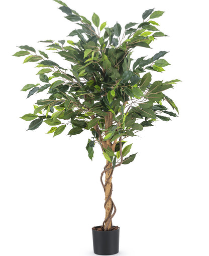 Kunstpflanze Ficus Grün 120 cm